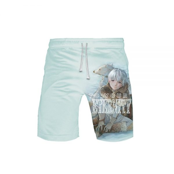 2021 New Anime To Your Eternity Cosplay Shorts 3D Printing Summer Loose Casual Hot Sale Cool 4 - To Your Eternity Merch