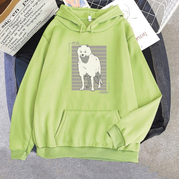 Oversized Hoodie Women Men Cartoon Dog To Your Eternity Print Cool Kawai Pullover Spring Casual Harajuku 5 - To Your Eternity Merch