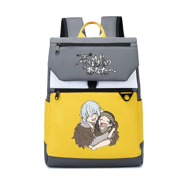 To Your Eternity Anime Travel Backpack Cartoon School Bags Large Bookbag Women Pink Laptop Bagpack Cure - To Your Eternity Merch
