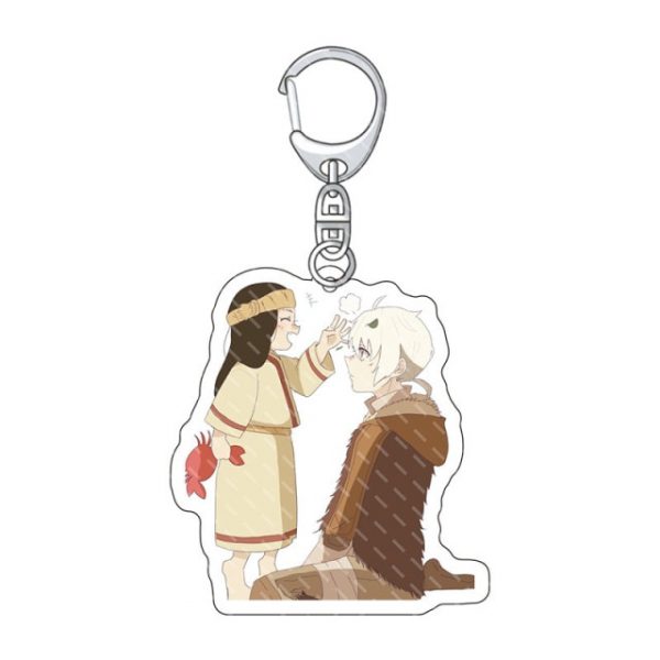 To Your Eternity Keychain Man Acrylic Anime Key Chain Women Key Holder Couples Keyring Funny - To Your Eternity Merch
