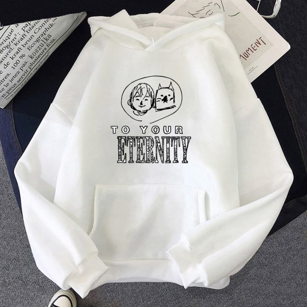 Anime To Your Eternity Hoodie Aesthetic Winter Clothes Women Sweatshirt Pullovers Manga Fushi and Joan Hoodies 5 - To Your Eternity Merch