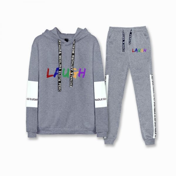 WAWNI Jacksepticeye Fashion Print Hoodie Sweatshirt Two Piece Set Cotton Popular Casual Pullover Pants Oversized Clothes 3 - To Your Eternity Merch